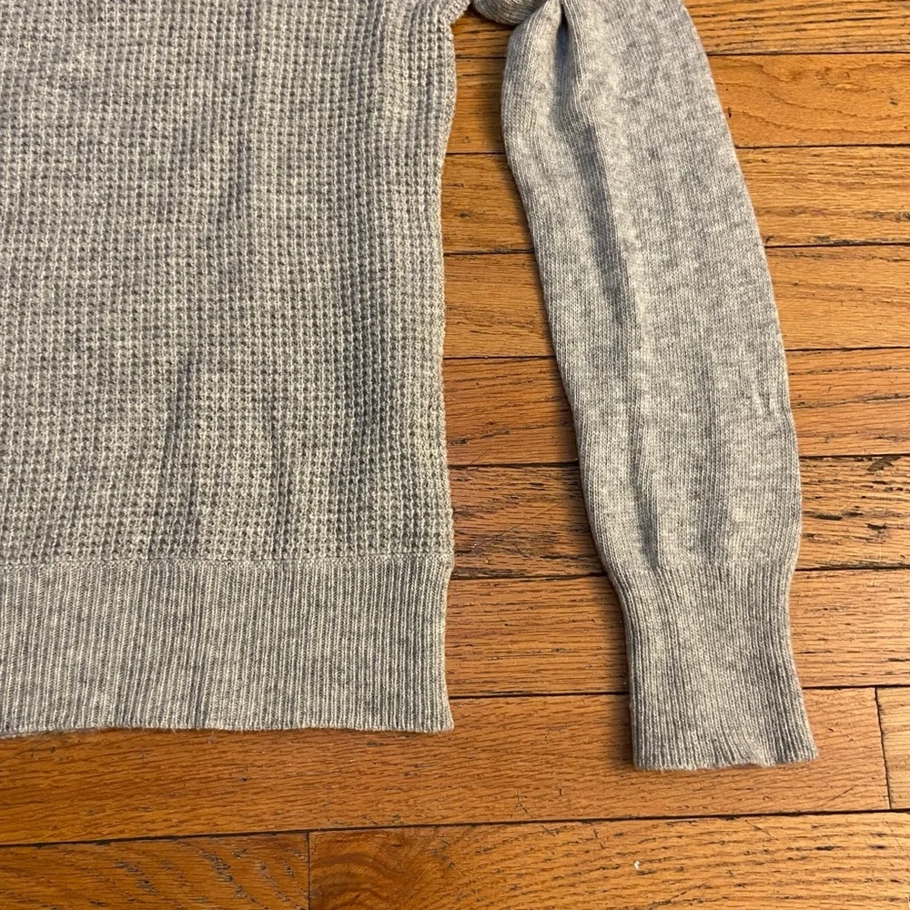 J. Crew Wool-blend Waffle sweater